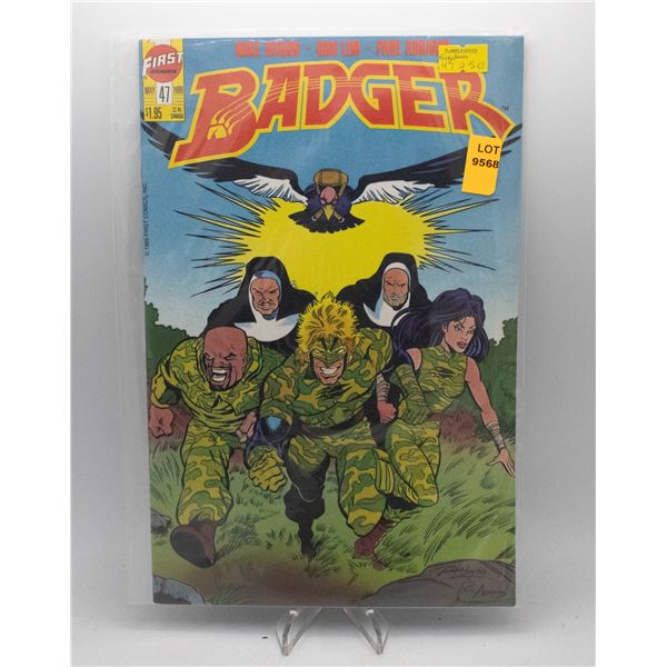 1989 FIRST COMICS THE BADGER #47