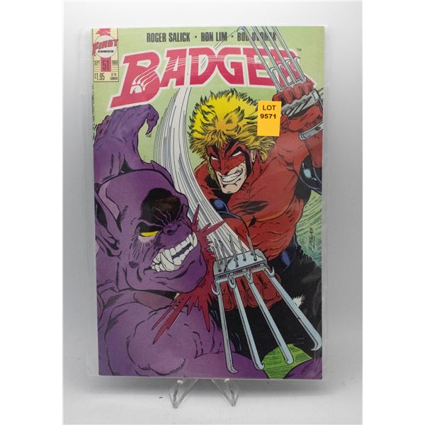 1989 FIRST COMICS THE BADGER #51