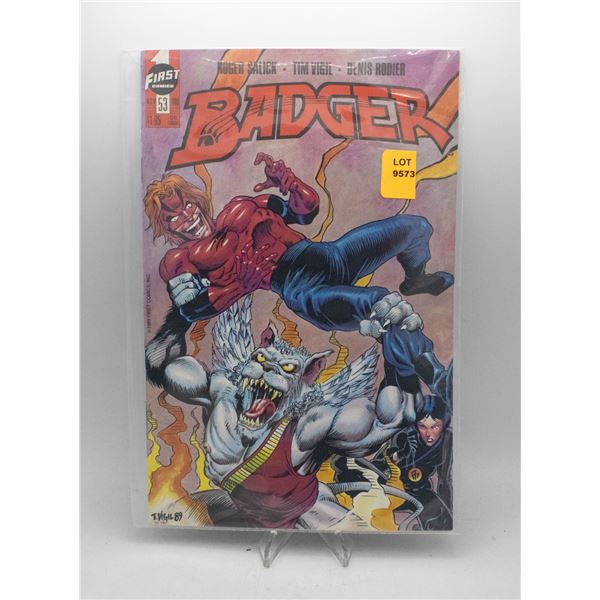 1989 FIRST COMICS THE BADGER #53
