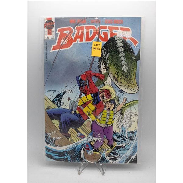 1990 FIRST COMICS THE BADGER #55