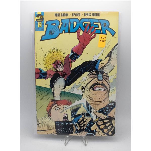 1990 FIRST COMICS THE BADGER #56