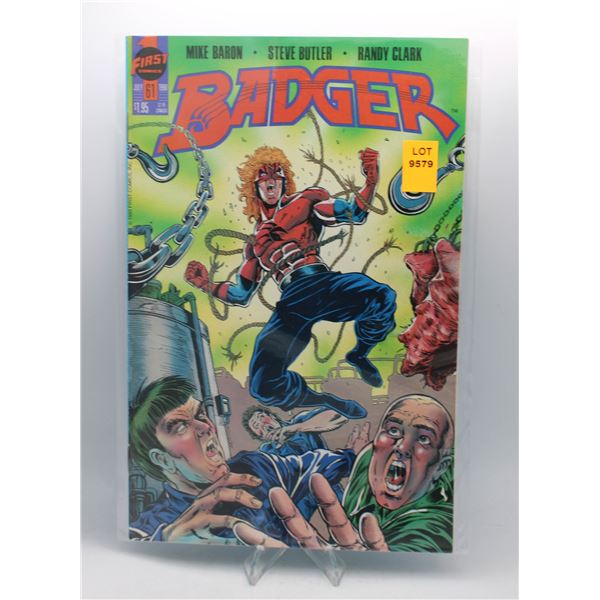 1990 FIRST COMICS THE BADGER #61
