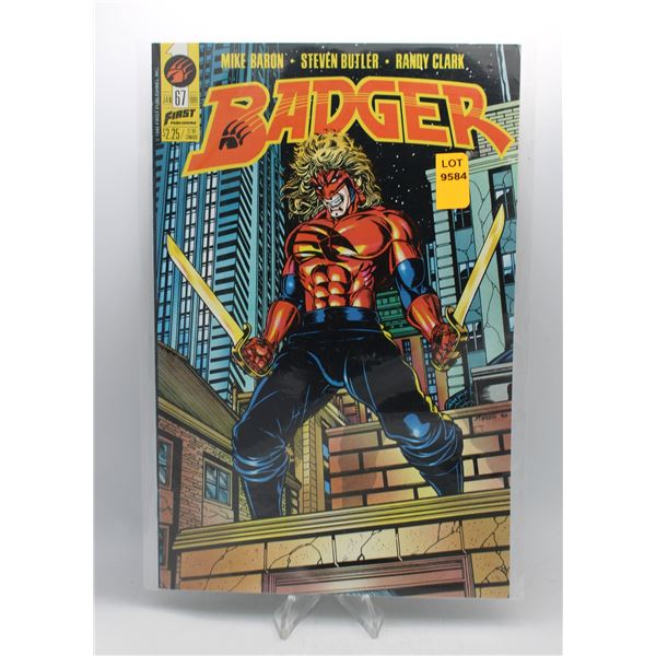 1991 FIRST COMICS THE BADGER #67