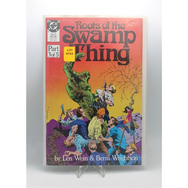 1986 DC COMICS ROOTS OF THE SWAMP THING #3