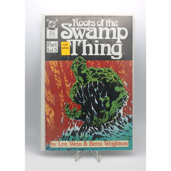 1986 DC COMICS ROOTS OF THE SWAMP THING #5