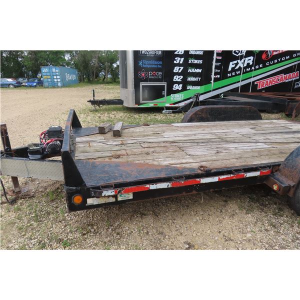 2003 16 Ft Classic Bumper Hitch Tandem, 7000 lb Axles, with Ramps and 13,500 lbs Winch and TOD