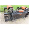 Image 8 : Pointer Skid Steer Quick Attach 72'' Grapple Bucket