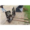 Image 2 : Edge Skid Steer Pallet Forks. ***Can't Pick Up Till Monday***
