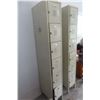 Image 2 : 2 Sets Lockers with Doors 78''x12x18