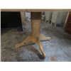 Image 2 : Pedestal Wood Table 60'' x 41''