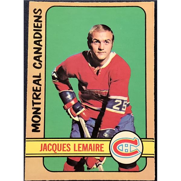 1972-73 O-PEE-CHEE JACQUES LEMAIRE (HOF)