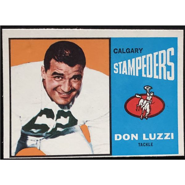1964 O-PEE-CHEE CFL DON LUZZI ROOKIE CARD