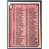 Image 2 : 1977 TOPPS NFL CHECKLIST