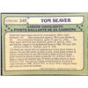 Image 2 : 1982 O-PEE-CHEE TOM SEAVER (HOF)