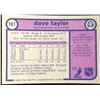 Image 2 : 1982-83 O-PEE-CHEE DAVE TAYLOR (HOF)