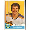 Image 1 : 1974-75 O-PEE-CHEE RICK DUDLEY ROOKIE CARD