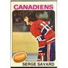 Image 1 : 1975-76 NHL O-PEE-CHEE SERGE SAVARD (HOF)