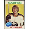 Image 1 : 1975-76 NHL TOPPS PETER McNAB ROOKIE CARD
