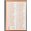 Image 2 : 1964 TOPPS 1st SERIES CHECKLIST
