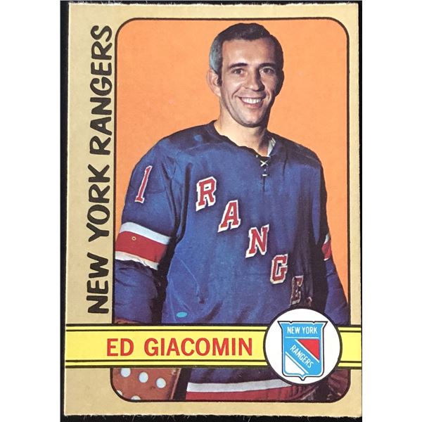1972-73 O-PEE-CHEE EDDIE GIACOMIN (HOF)