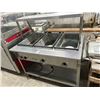 Image 1 : Serve Well Electric 3 Comp Steam Table w/Sneeze Guard Over/Under Shelves