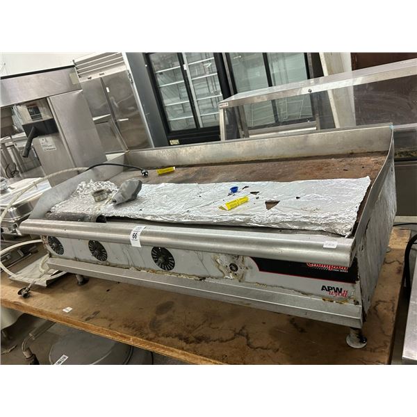APW Gas 4' Flat Grill