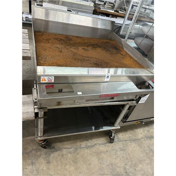 Magikitchen Electric 3'  Flat Grill w/Rolling Stand