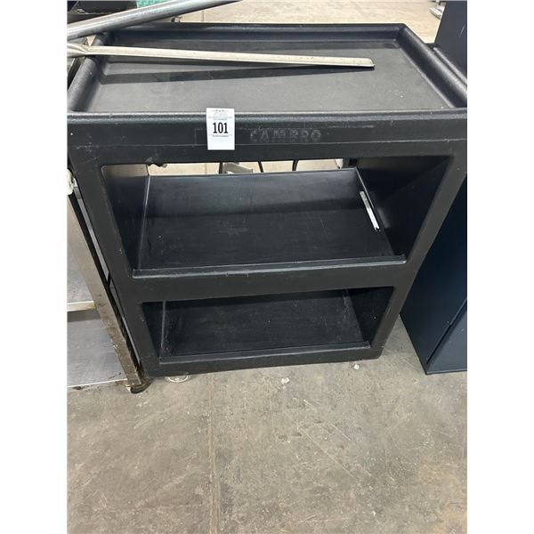 Cambro Black 3 Tier Cart