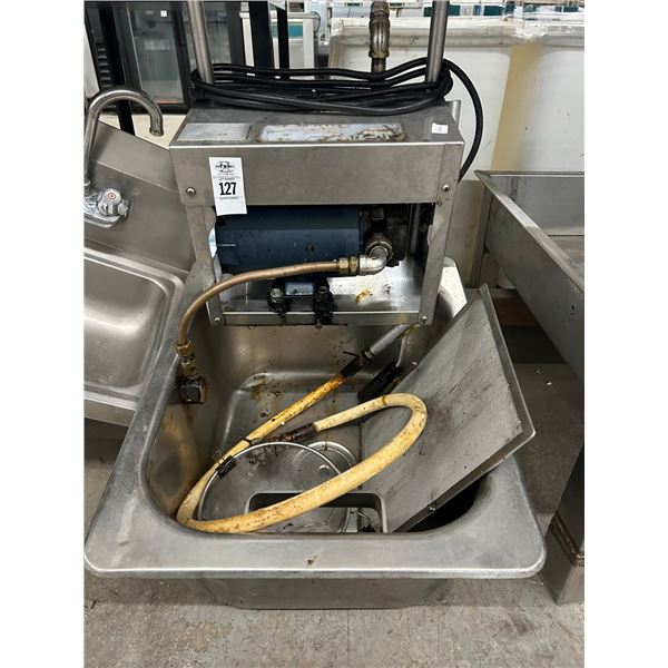 Fat Recovery Unit w/Basin