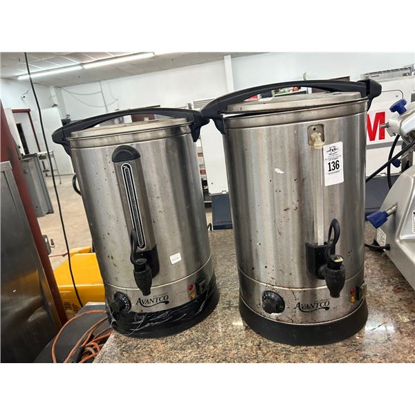 Avantco Coffee Perculators - Pair