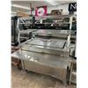 Image 1 : SS Rolling 3' Cold Plate Table w/Overshelf