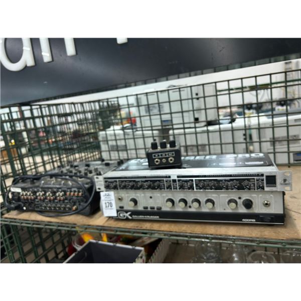 Gallien Kruger # 400RB Audio Control w/Composer Pro Processor, Pioneer Mixer