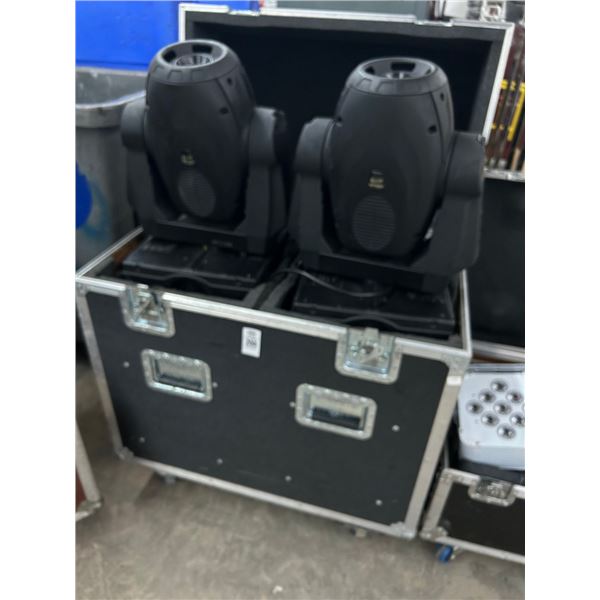 Transport Case w/2 Elation 250 Spot Pro Stage Spot Lights