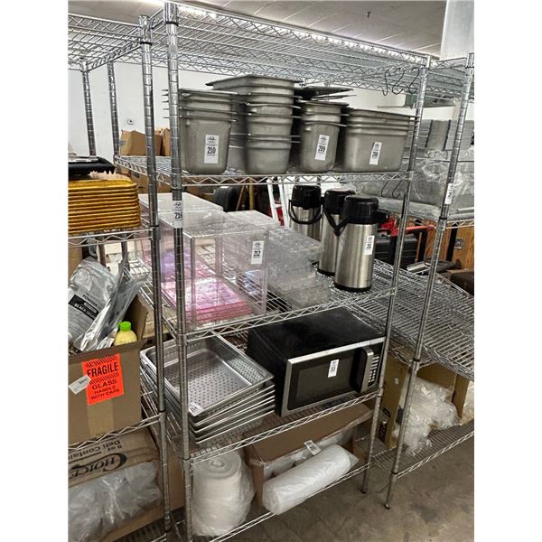 3'  X  6'   5 Shelf Wire Rack