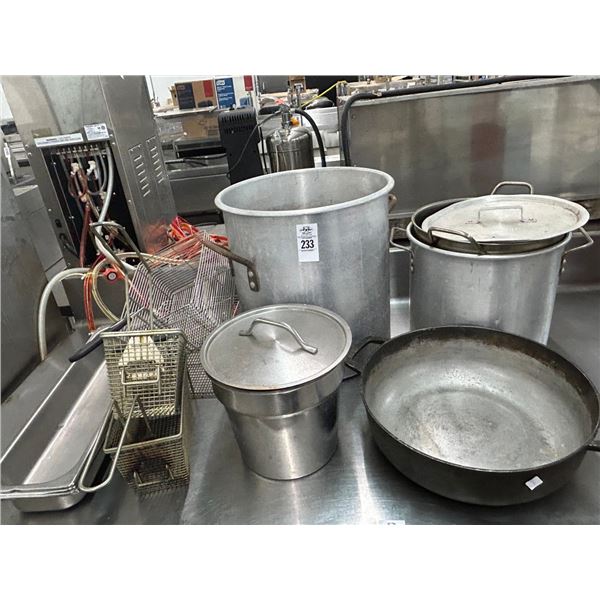 Insert Pans, Fry Baskets, Stock Pot, Brazing Pan