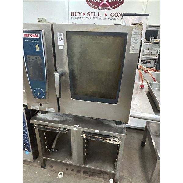 Rational Self Cooking Center SS Combi Oven w/Stand