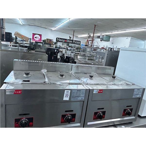 2-Aishiqi Electric Countertop Deep Fryer - 2 X $