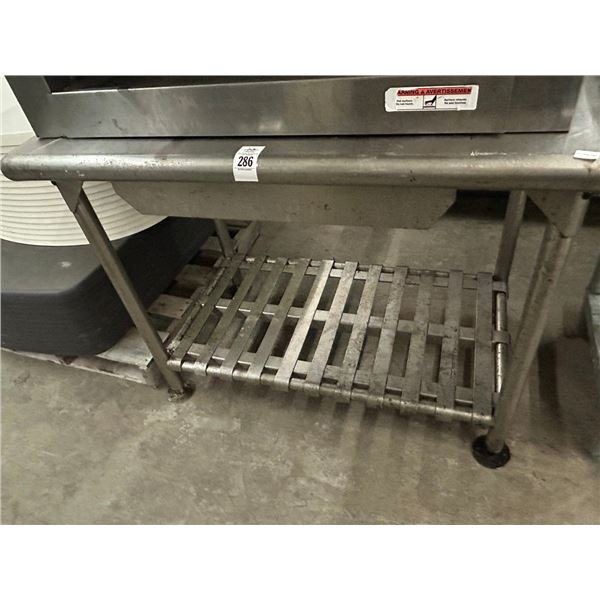 SS Bullnose  2'  X  3'  Table w/Undershelf