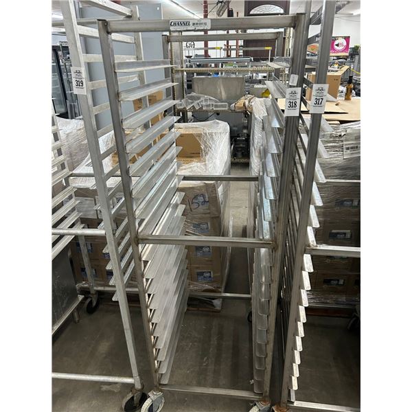 Channel SS Tray Cart