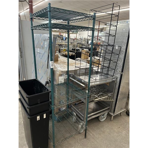 Metro  18"  X  18"  Coated 4 Shelf Storage Rack