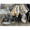 Image 1 : Half Sheet Pans, Third Size Lids, Oven Trays, Water Filter, Asst. Supplies on Rack