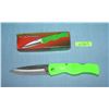 Image 1 : Tactical Green Zombie pocket knife with box