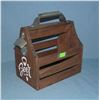 Image 1 : Vintage style beer carrier with bottle opener