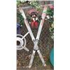 Image 1 : Vintage snow ski display piece with pole
