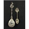 Image 2 : 4 Very Nice Vintage Collectible Silver Plated Souvenir Spoons Great Condition