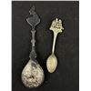 Image 3 : 4 Very Nice Vintage Collectible Silver Plated Souvenir Spoons Great Condition