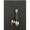 Image 5 : 4 Very Nice Vintage Collectible Silver Plated Souvenir Spoons Great Condition
