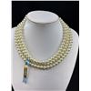 Image 2 : Kimono 3 Strand Pearl Necklace