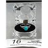 Image 2 : New Silver Genuine Amazonite Ring - Adjustable