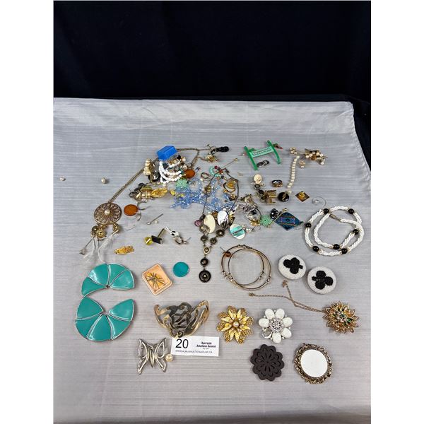 1 Bag of Jewelry For Parts Or Crafts